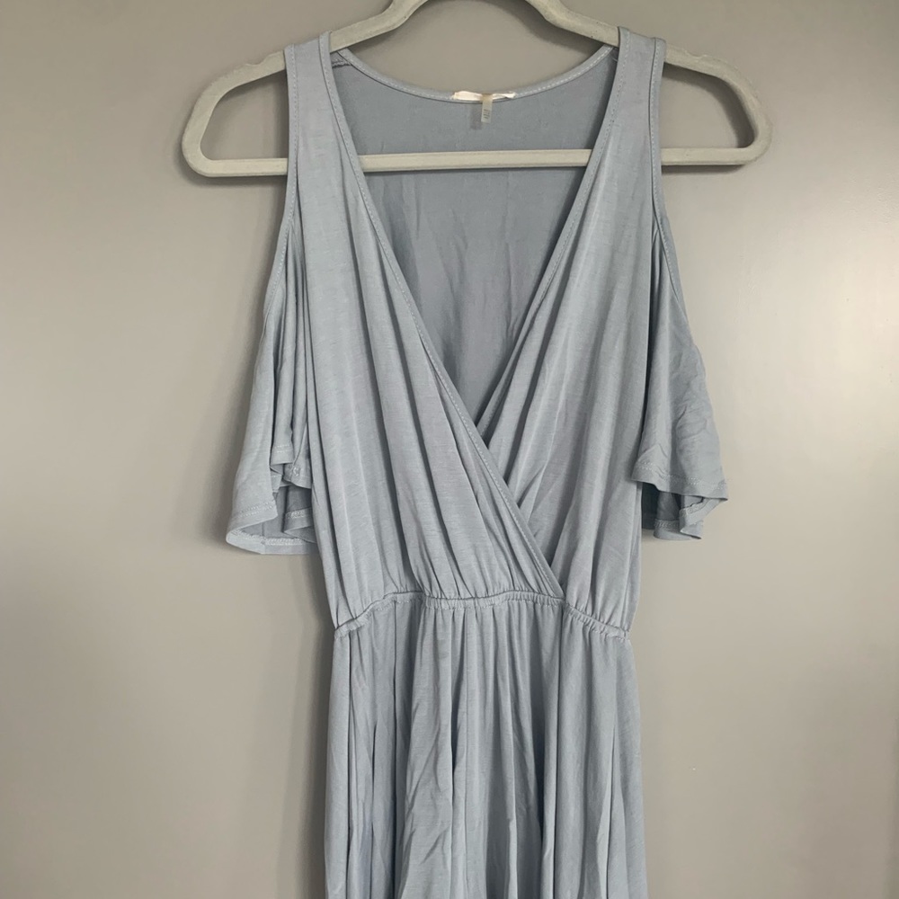 Flowy, cold shoulder romper-boutique find!